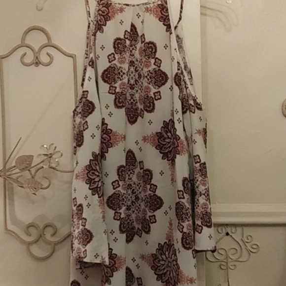 Forever 21 Boho Print Cold  Shoulder Tunic - Picture 5 of 5